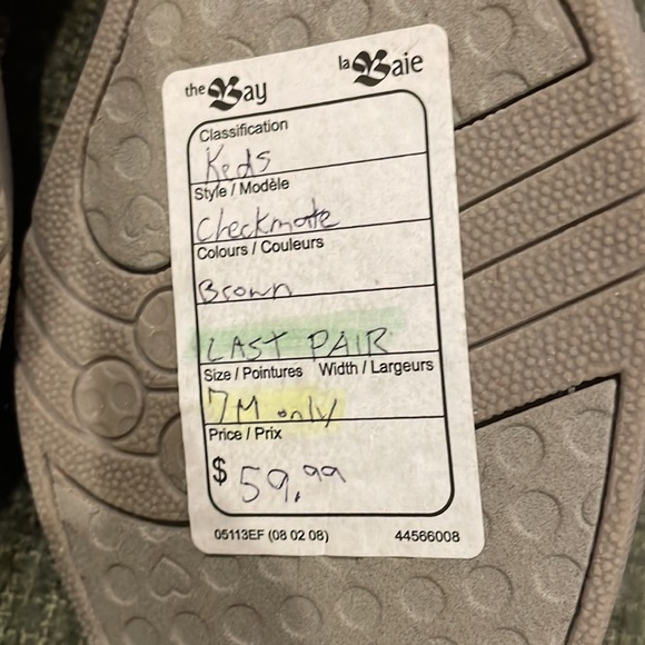 Keds checkered sequence patterned wedge shoes (sz 7) - Picture 6 of 9